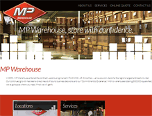Tablet Screenshot of mpwarehouse.net